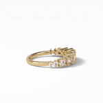 1.2 TCW Oval and Round Shaped Wedding Band 13