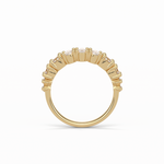 1.2 TCW Oval and Round Shaped Wedding Band 10