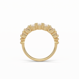 1.2 TCW Oval and Round Shaped Wedding Band 10