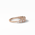 1.2 TCW Oval and Round Shaped Wedding Band 17