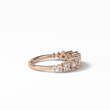 1.2 TCW Oval and Round Shaped Wedding Band 17