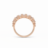 1.2 TCW Oval and Round Shaped Wedding Band 21