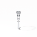 1.2 TCW Oval and Round Shaped Wedding Band 4