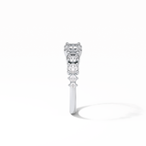 1.2 TCW Oval and Round Shaped Wedding Band 4