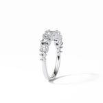1.2 TCW Oval and Round Shaped Wedding Band 5