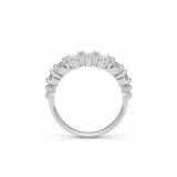 1.2 TCW Oval and Round Shaped Wedding Band 7