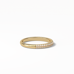 0.32 TCW Round Shaped Wedding Band 13