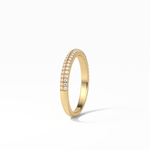 0.32 TCW Round Shaped Wedding Band 9