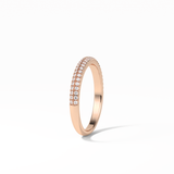 0.32 TCW Round Shaped Wedding Band 19