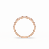 0.32 TCW Round Shaped Wedding Band 17