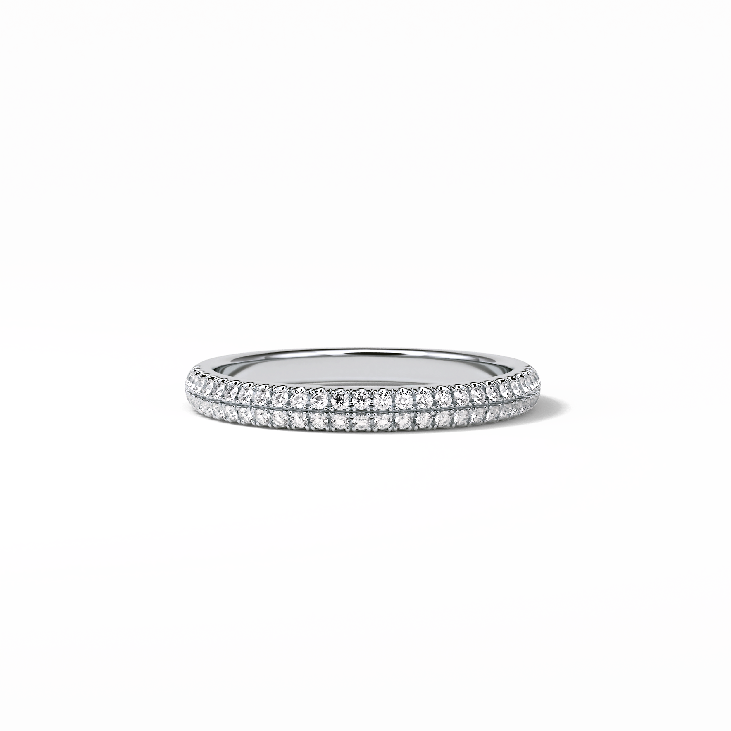 0.32 TCW Round Shaped Wedding Band 1
