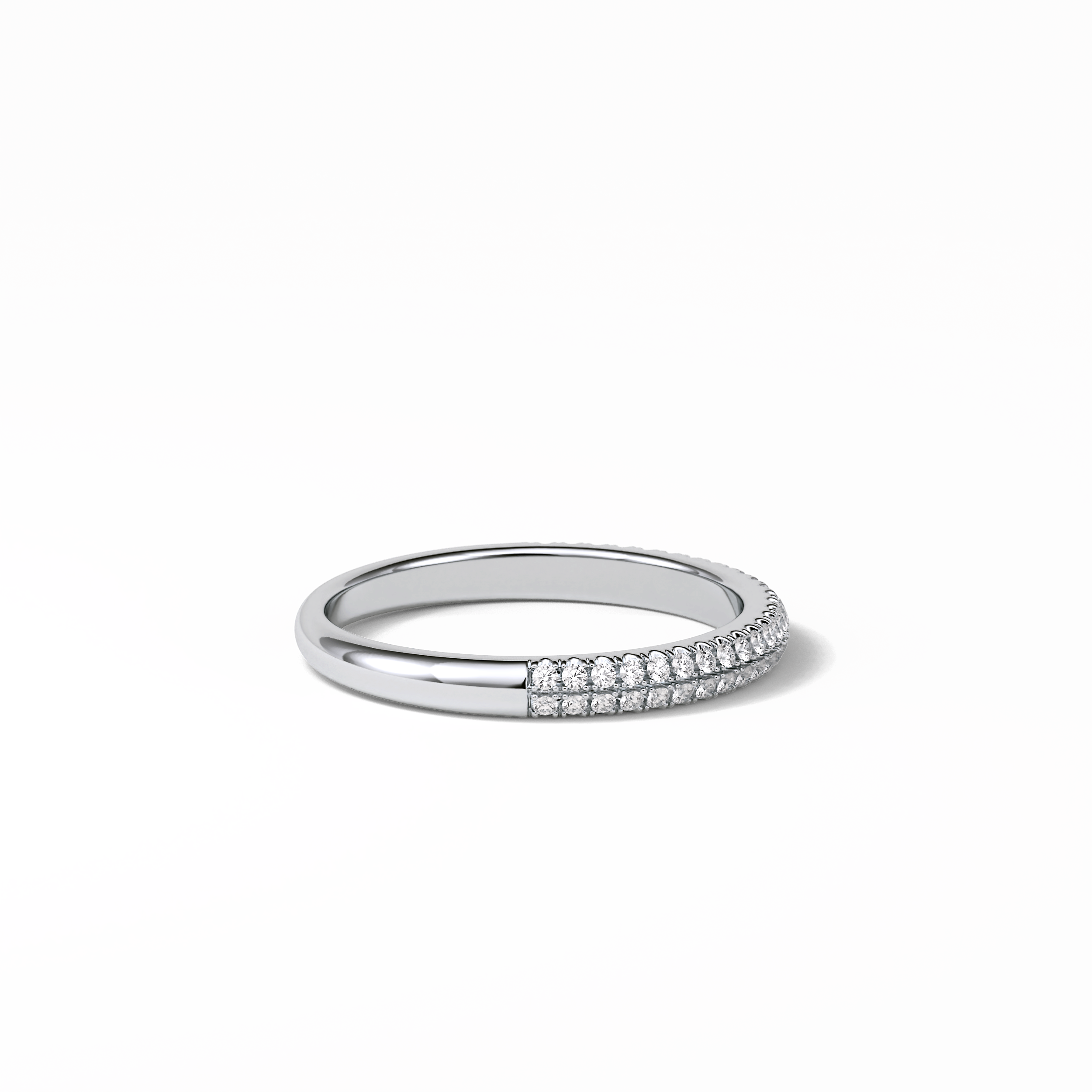 0.32 TCW Round Shaped Wedding Band 2