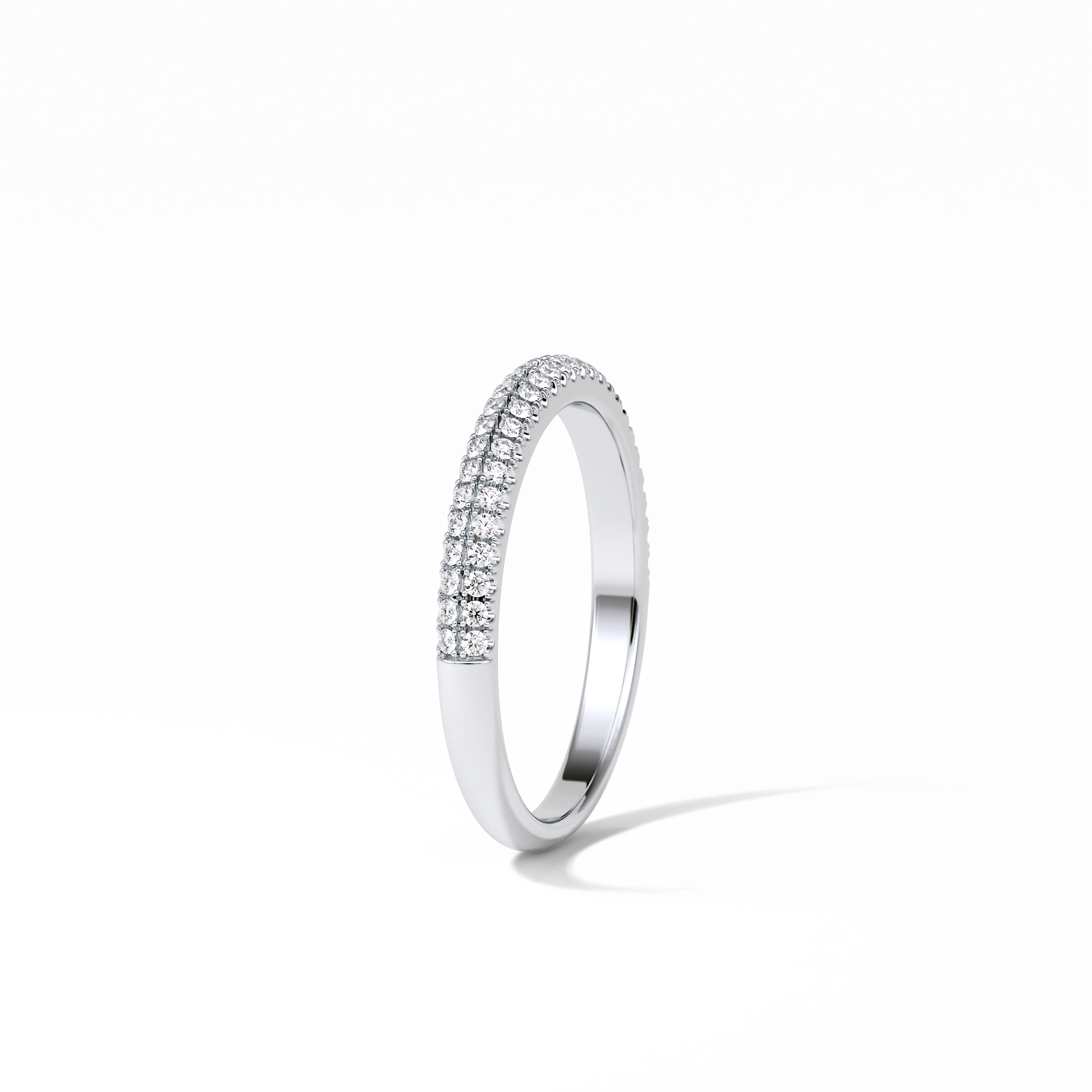 0.32 TCW Round Shaped Wedding Band 4