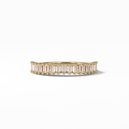0.5 TCW Baguette Shaped Wedding Band