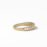 0.5 TCW Baguette Shaped Wedding Band 13