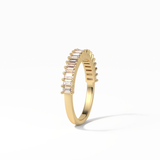 0.5 TCW Baguette Shaped Wedding Band 10
