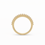 0.5 TCW Baguette Shaped Wedding Band 11