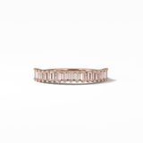 0.5 TCW Baguette Shaped Wedding Band 15
