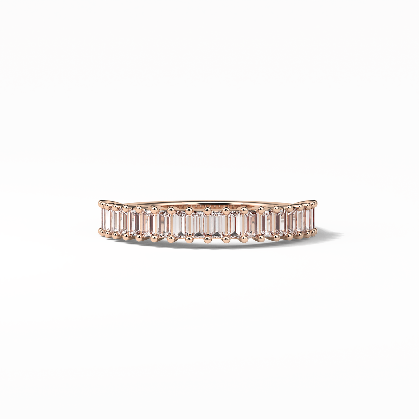 0.5 TCW Baguette Shaped Wedding Band