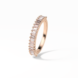 0.5 TCW Baguette Shaped Wedding Band 18