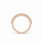 0.5 TCW Baguette Shaped Wedding Band 19
