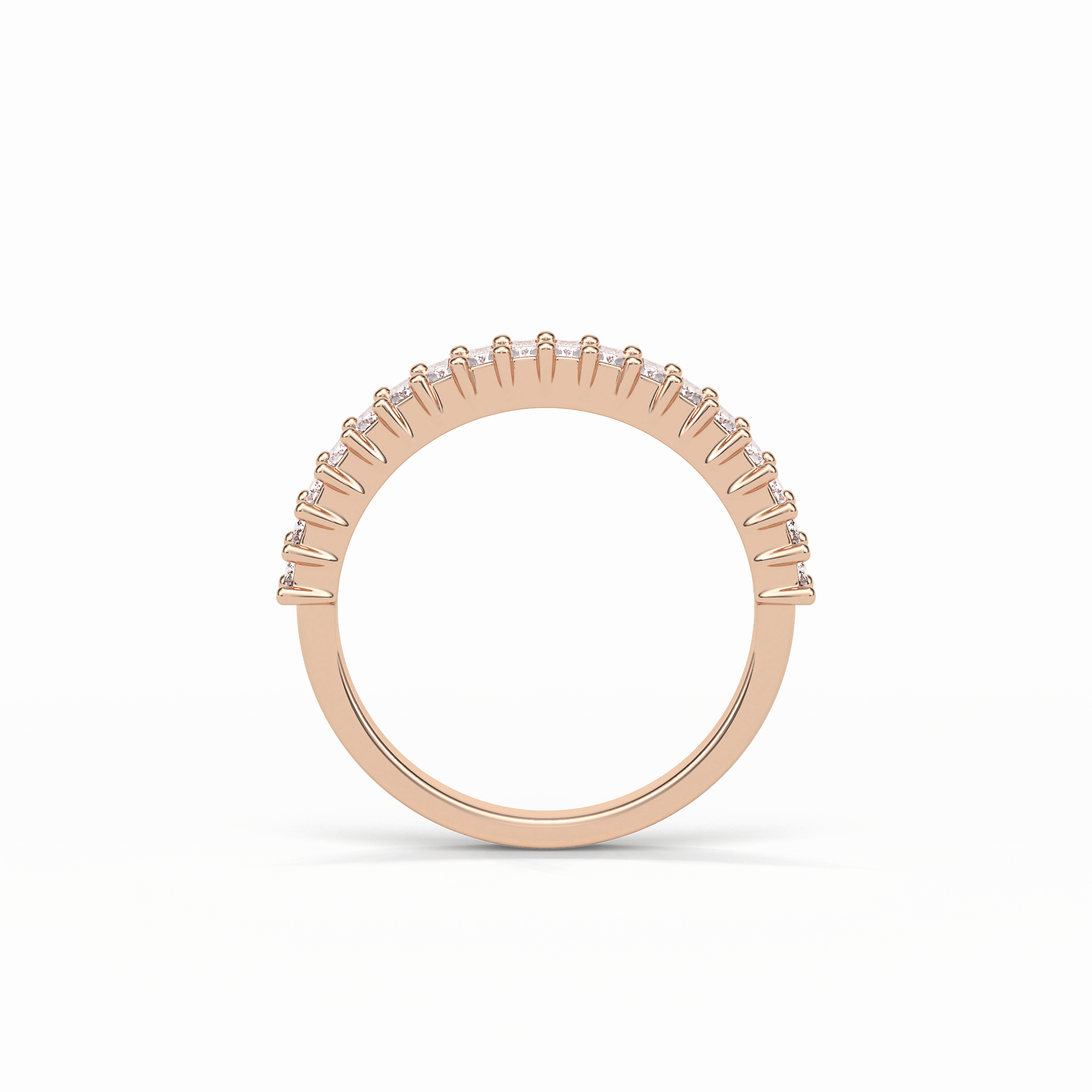 0.5 TCW Baguette Shaped Wedding Band 19