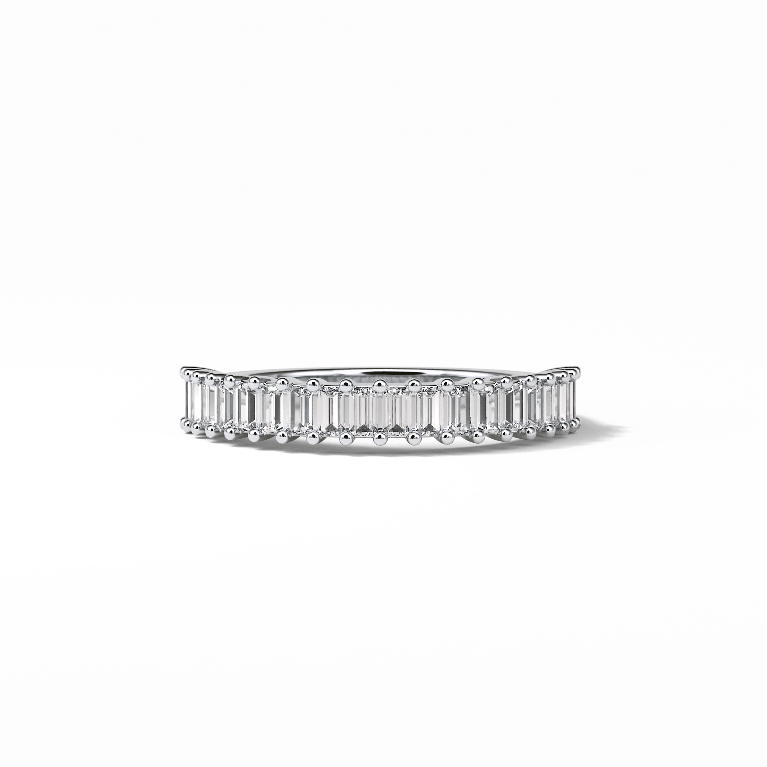 0.5 TCW Baguette Shaped Wedding Band 1