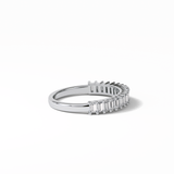 0.5 TCW Baguette Shaped Wedding Band 7