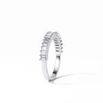 0.5 TCW Baguette Shaped Wedding Band 3