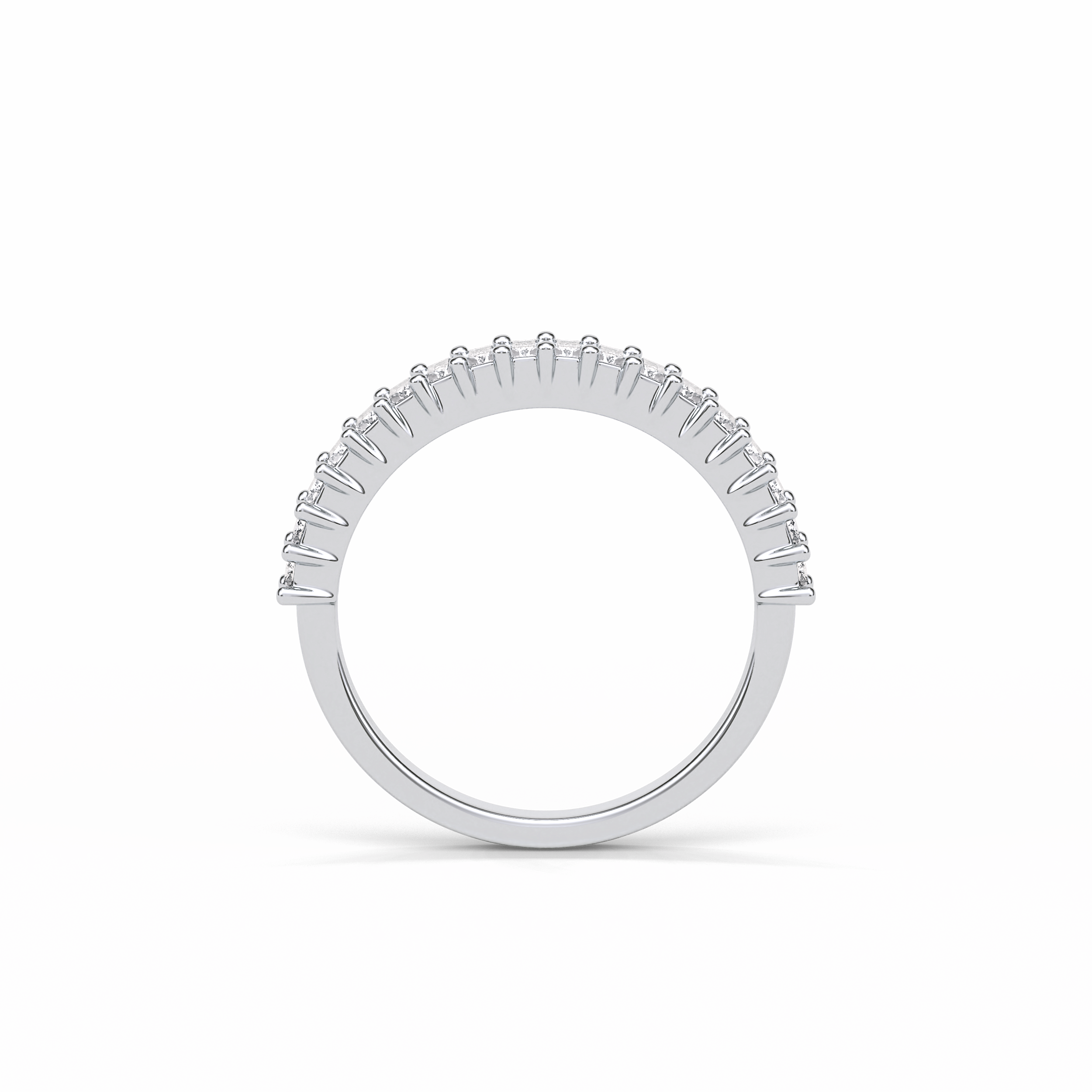 0.5 TCW Baguette Shaped Wedding Band 5