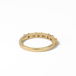 0.42 TCW Baguette and Round Shaped Wedding Band 9