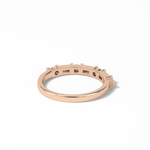 0.42 TCW Baguette and Round Shaped Wedding Band 16