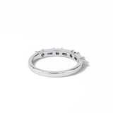 0.42 TCW Baguette and Round Shaped Wedding Band 2