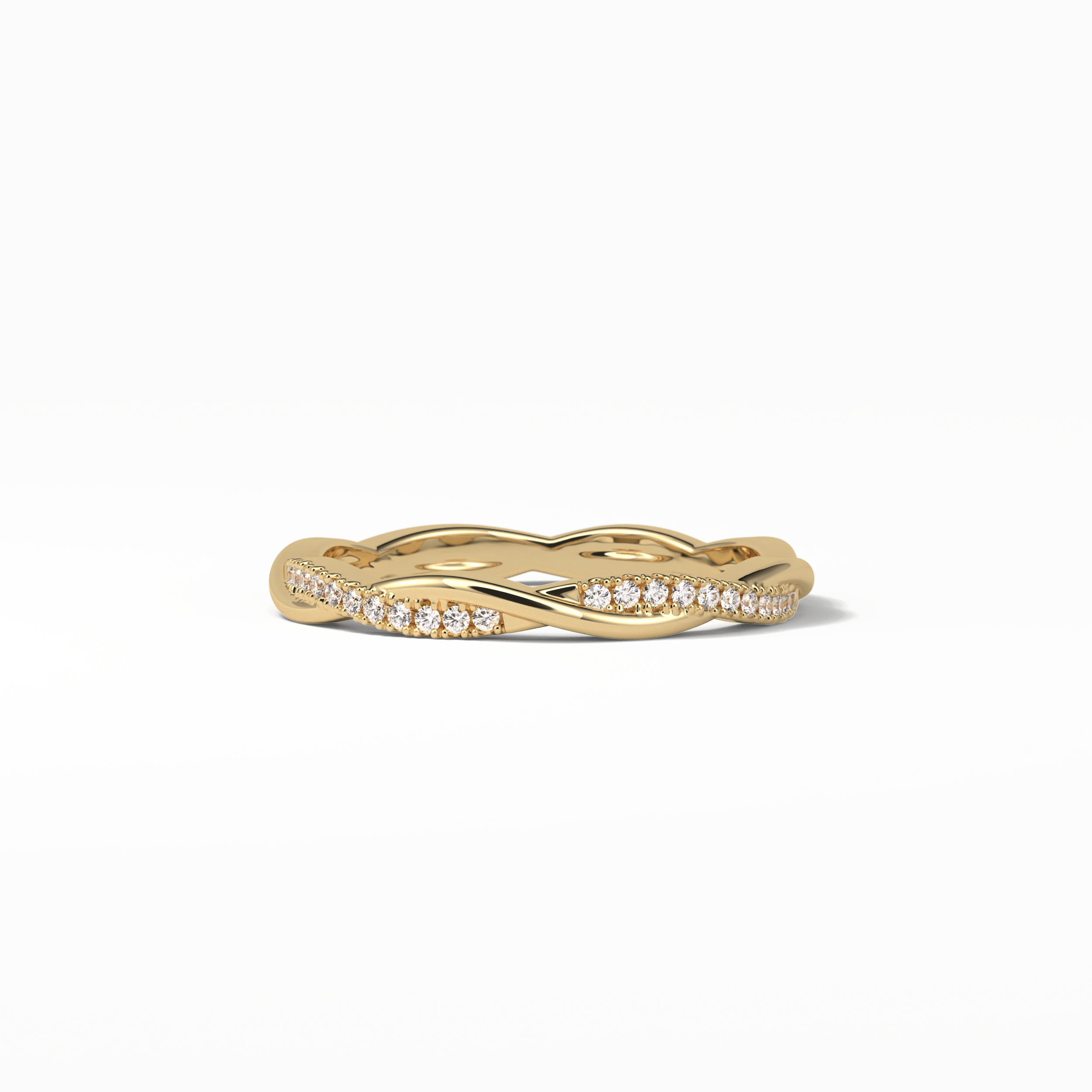 0.16 TCW Round Shaped Wedding Band 8