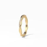 0.16 TCW Round Shaped Wedding Band 12