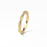 0.16 TCW Round Shaped Wedding Band 9