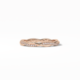 0.16 TCW Round Shaped Wedding Band 15