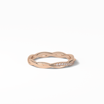 0.16 TCW Round Shaped Wedding Band 19