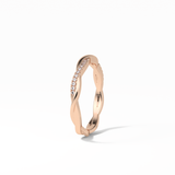 0.16 TCW Round Shaped Wedding Band 21