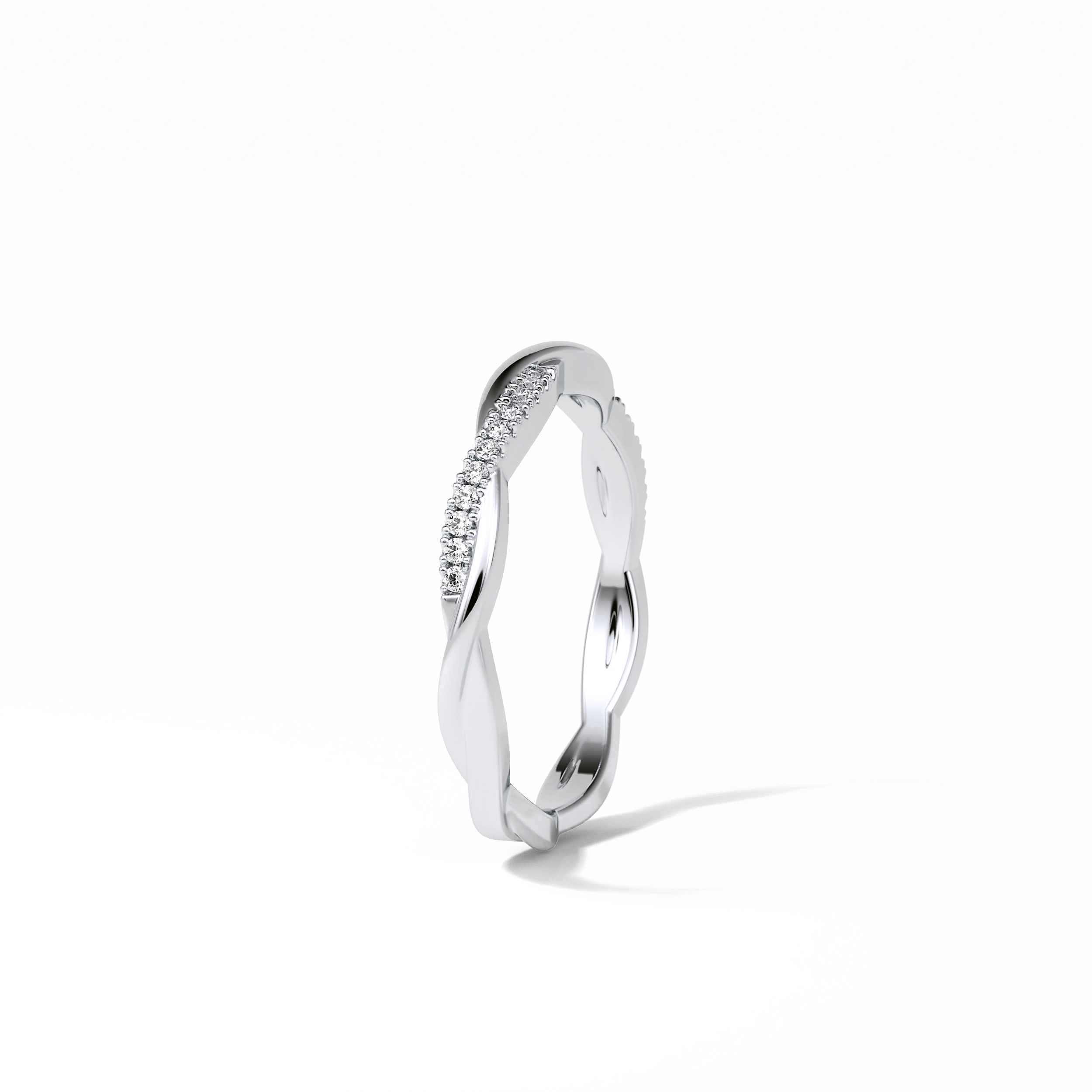 0.16 TCW Round Shaped Wedding Band 5