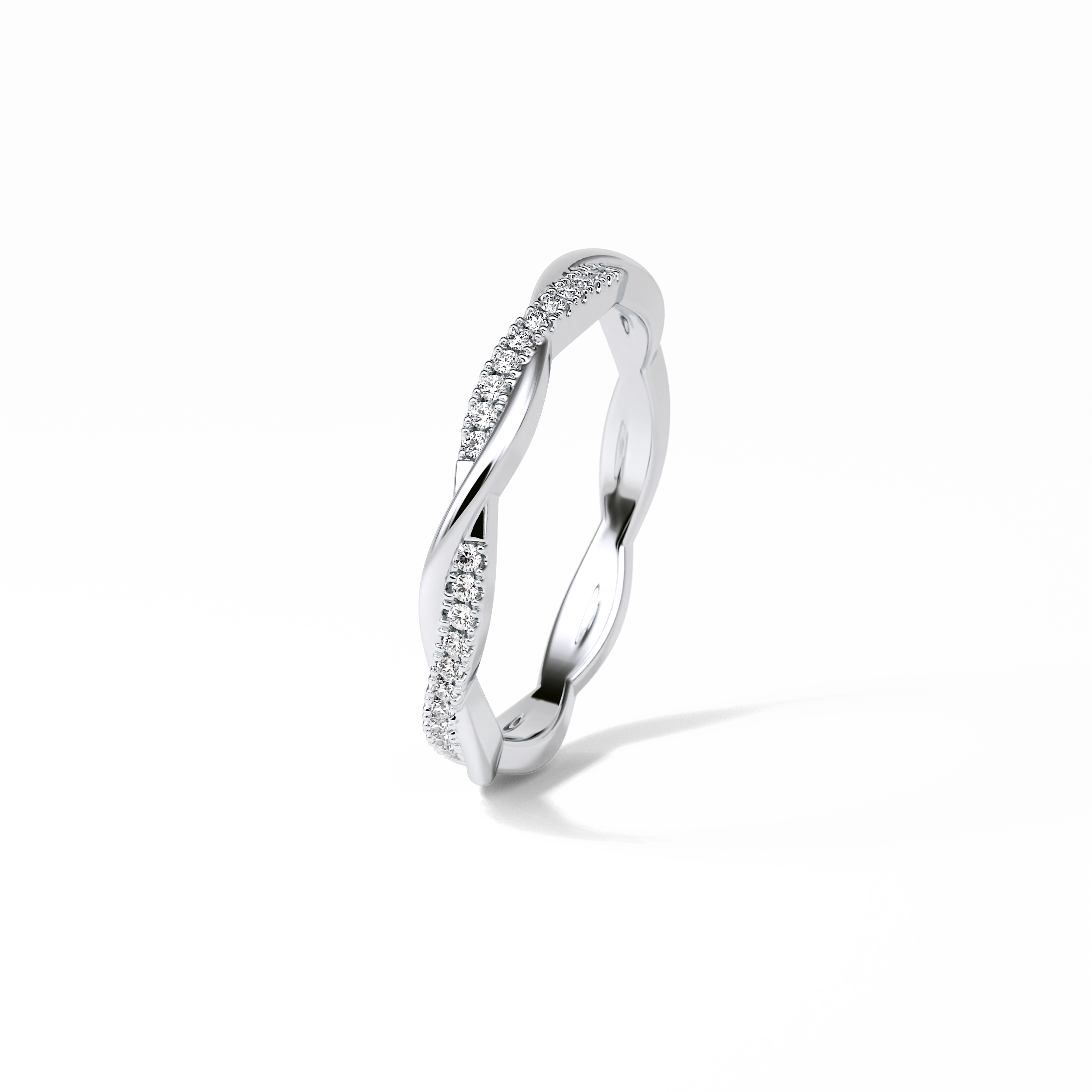 0.16 TCW Round Shaped Wedding Band 3