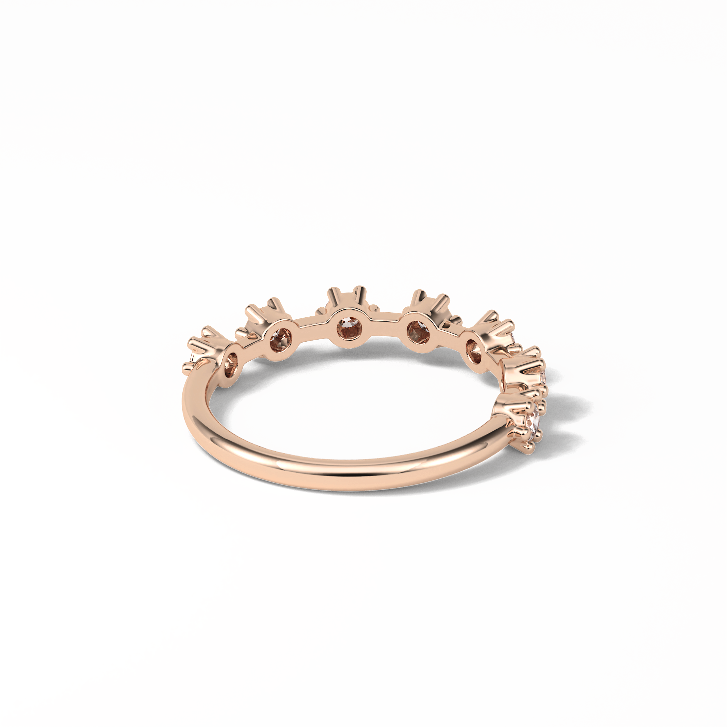 0.49 TCW Round Shaped Wedding Band 20