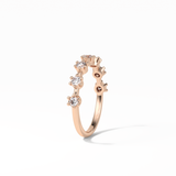 0.49 TCW Round Shaped Wedding Band 17