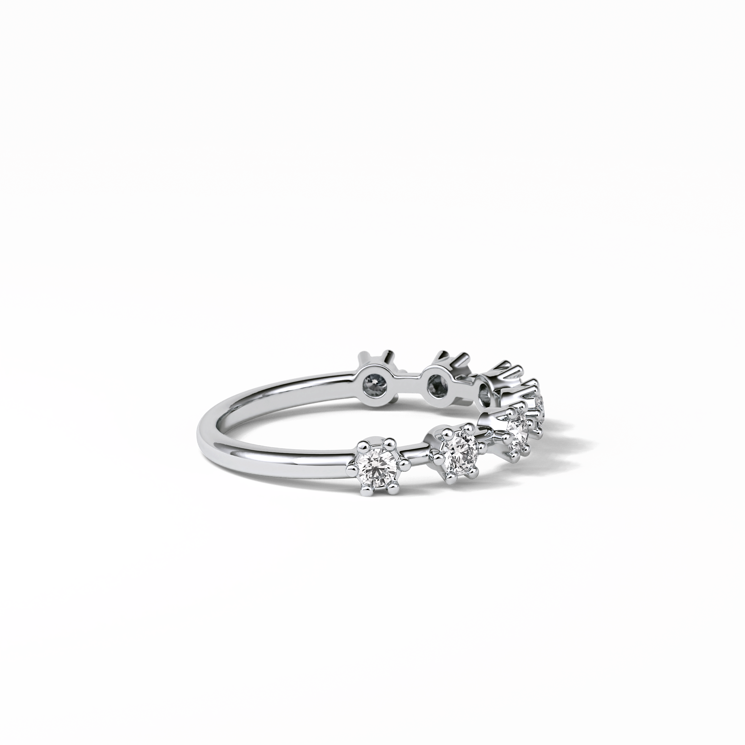 0.49 TCW Round Shaped Wedding Band 6