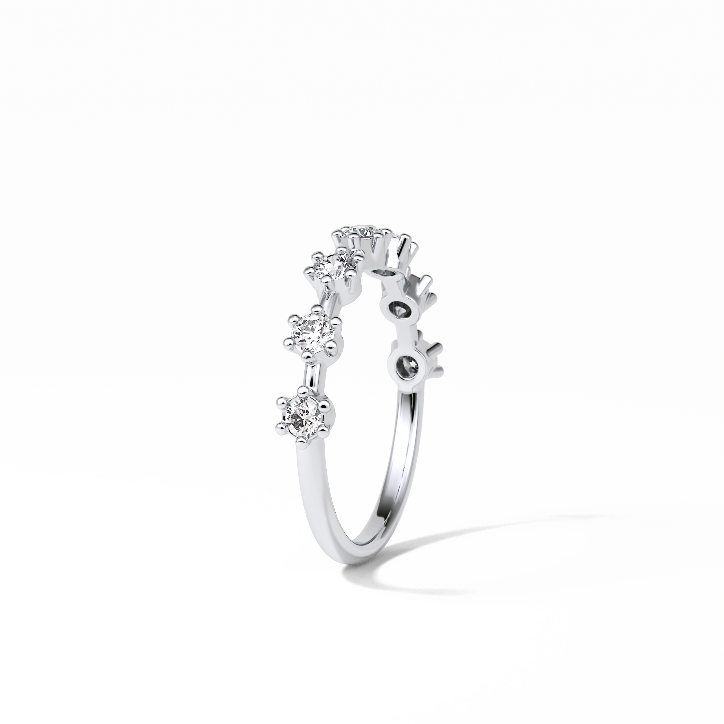 0.49 TCW Round Shaped Wedding Band 3