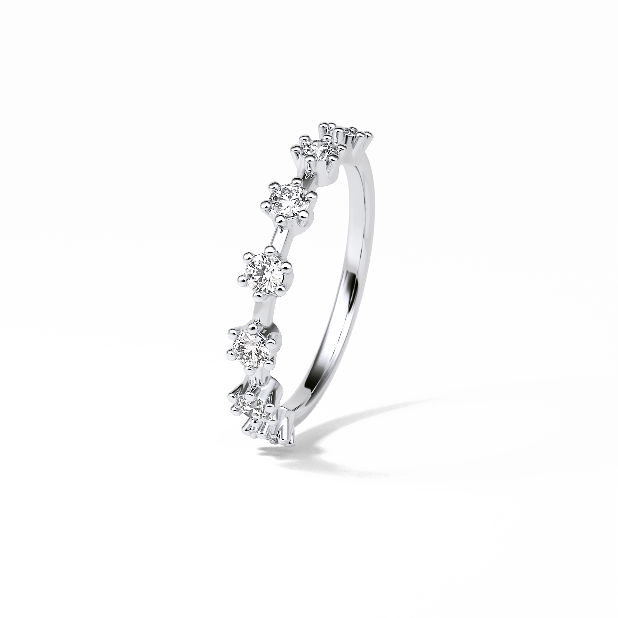 0.49 TCW Round Shaped Wedding Band 4