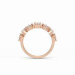 1.4 TCW Pear, Baguette & Round Shaped Wedding Band 21