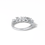 1.4 TCW Pear, Baguette & Round Shaped Wedding Band 2