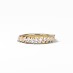 0.78 TCW Marquise Shaped Wedding Band 8