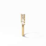 0.78 TCW Marquise Shaped Wedding Band 13